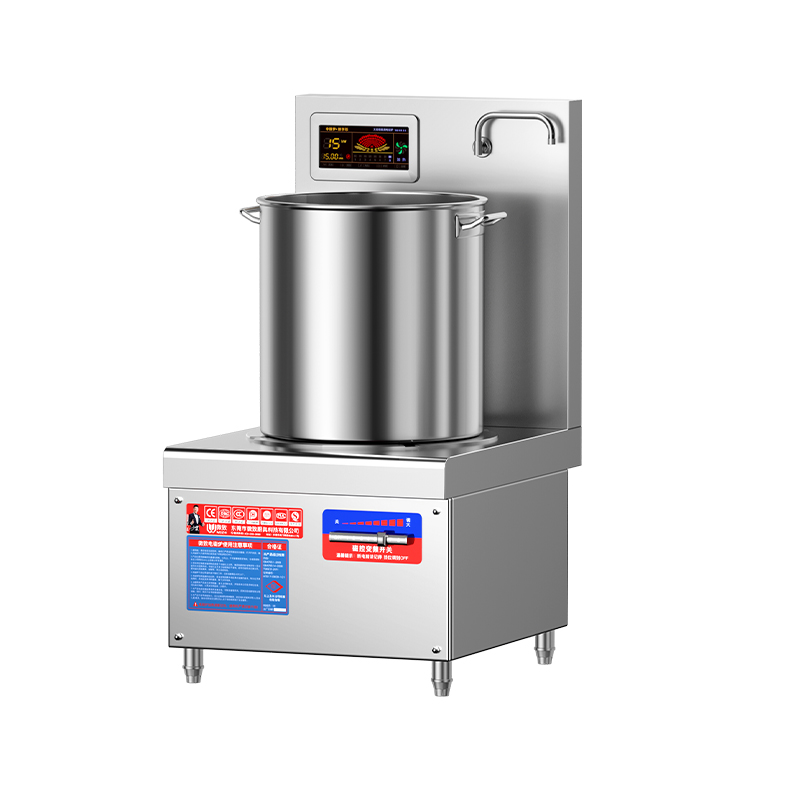 How does the restaurant stewed meat low soup cooker improve the efficiency of stewed meat production?
