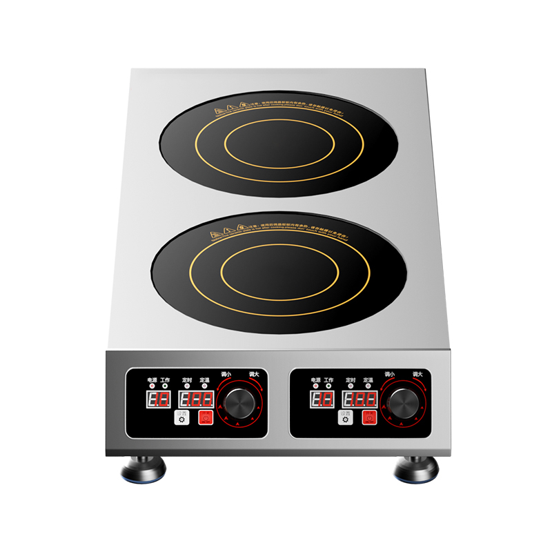 Weizhi Commercial Induction Cooker Multi-Head 3500W High Power 2-Head Spicy Hot Pot Stove Induction Cooker Pot Stove