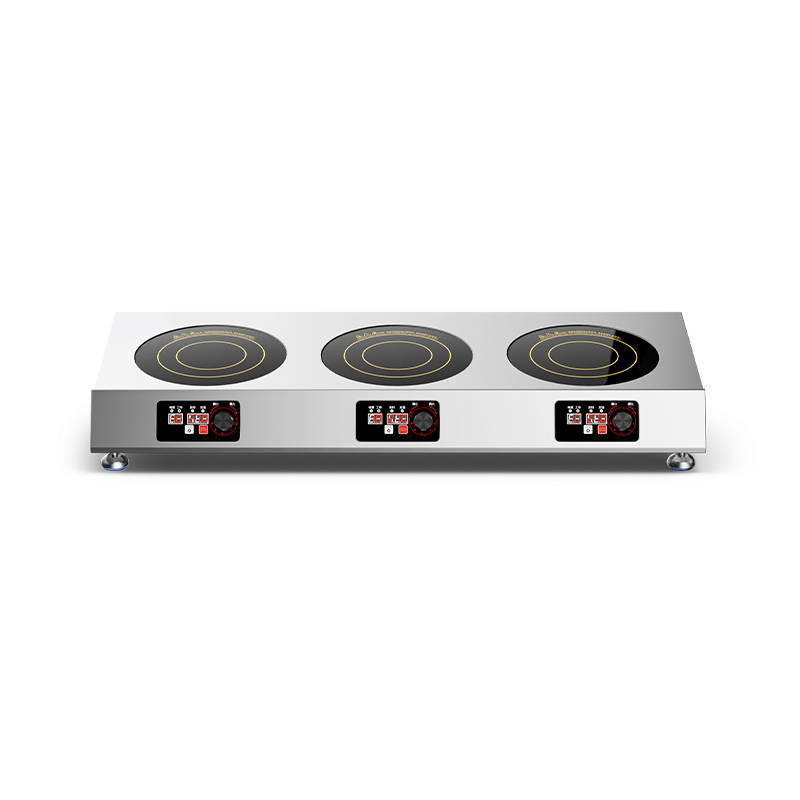 Factory Customized 304 Stainless Steel Four Burner Tabletop Stir Fry Commercial Induction Cooker 3.5kw with OME Supplier