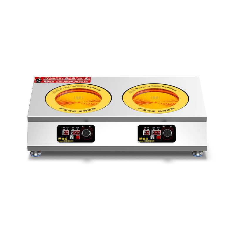 Micro-Call Ceramic Stove Commercial Multi-Head Commercial 2-Head Light Wave Stove 3500W High-Power Casserole Braised Chicken