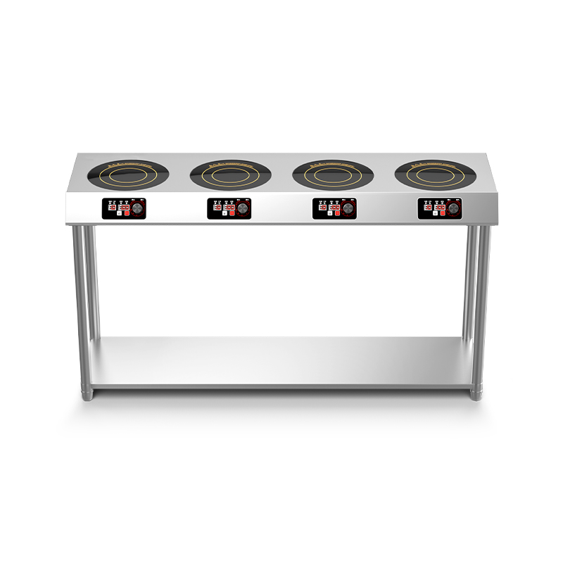 Weizhi Commercial Induction Cooker Multi-Head 3500w 4-Head Spicy Hot Pot Stove Induction Cooker Pot Stove High-Power Kitchen Equipment
