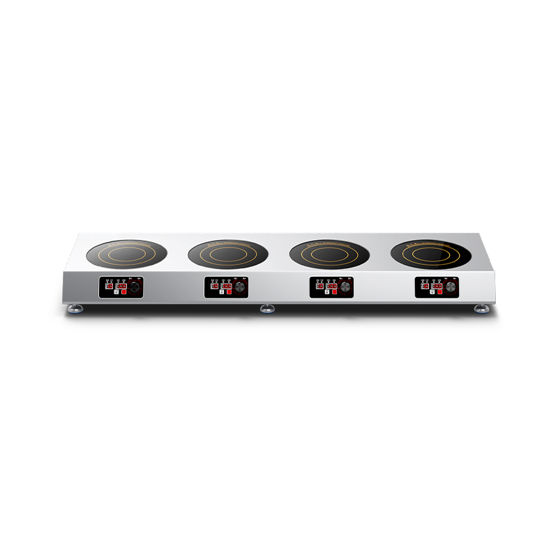 Weizhi Commercial Induction Cooker Multi-Head 3500w 4-Head Spicy Hot Pot Stove Induction Cooker Pot Stove High-Power Kitchen Equipment
