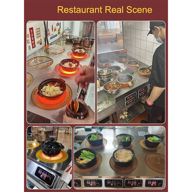 Micro-Call Ceramic Stove Commercial Multi-Head Commercial 2-Head Light Wave Stove 3500W High-Power Casserole Braised Chicken