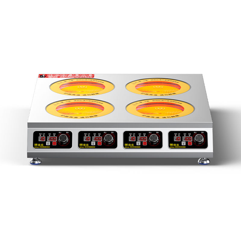 Micro-Call Ceramic Stove Commercial Multi-Head Commercial 4-Head Light Wave Stove 3500W High-Power Casserole Braised Chicken